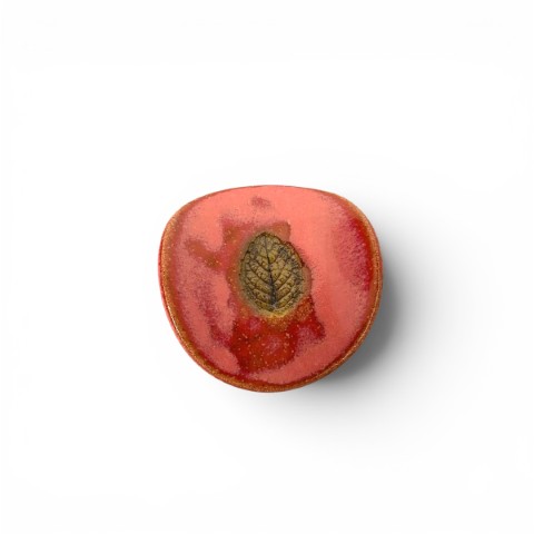 Platito hoja cobre rosado